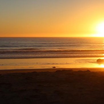 Sunset at Cayucos Beach, Central Coast California
