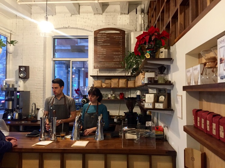 First Stop of the Boston Trip was to Gracenote Coffee in the Leather District. - Boston, MA