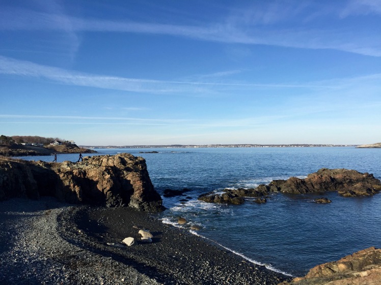 Escaped the noise of Boston and went to Nahant for the afternoon. A sunny East Coast winter day.